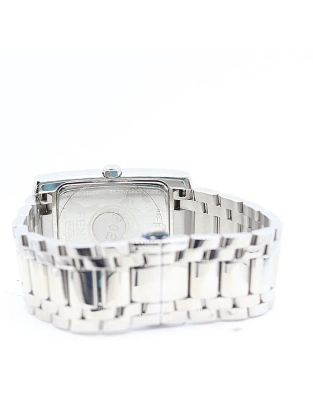 Fendi Box 5 with Links Small Seconds Black Dial Watch